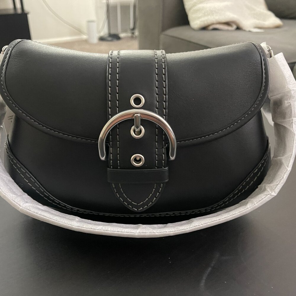 NWT Coach Soho Bag in Black - Picture 8 of 12